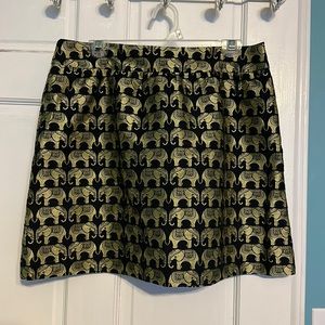Elephant Pleated Skirt